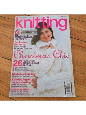 Knitting Magazine Christmas Special  Winter 2007 Number 45 Ex Libris